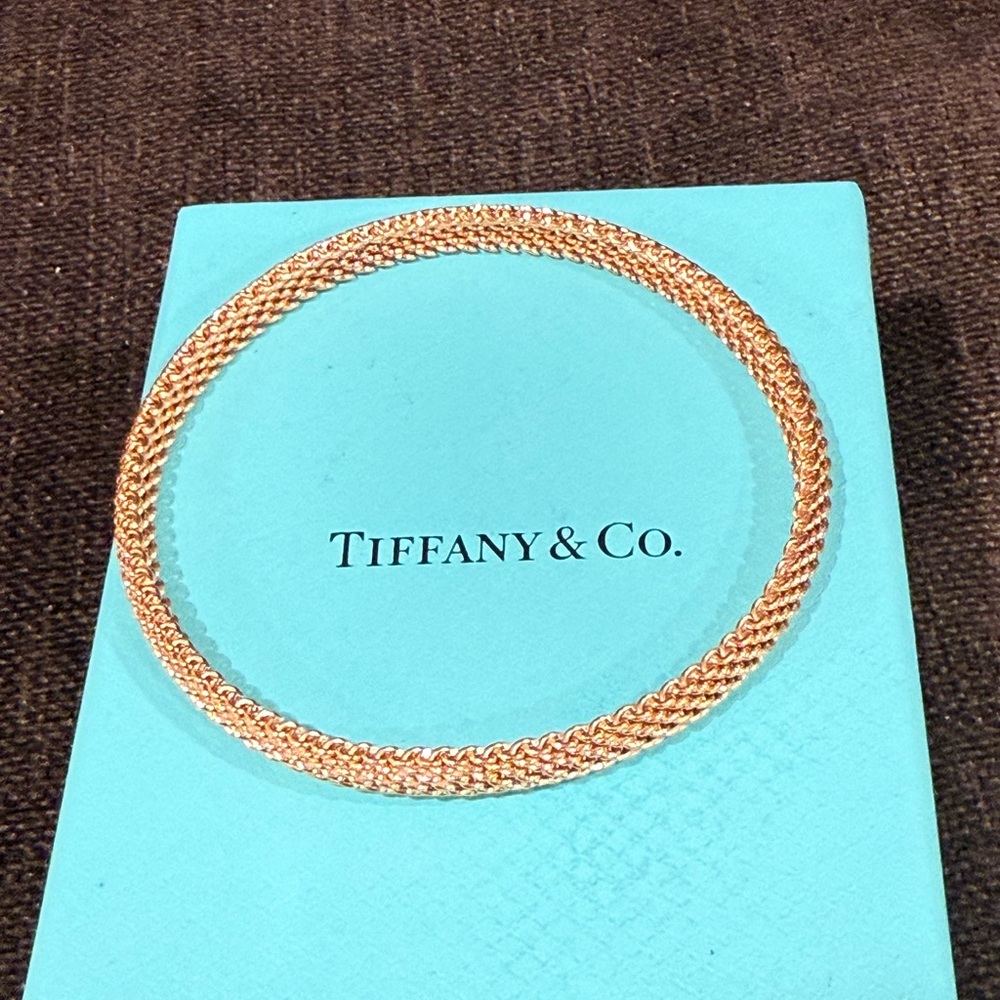 Tiffany & Co. 18k Rose Gold Somerset Bracelet